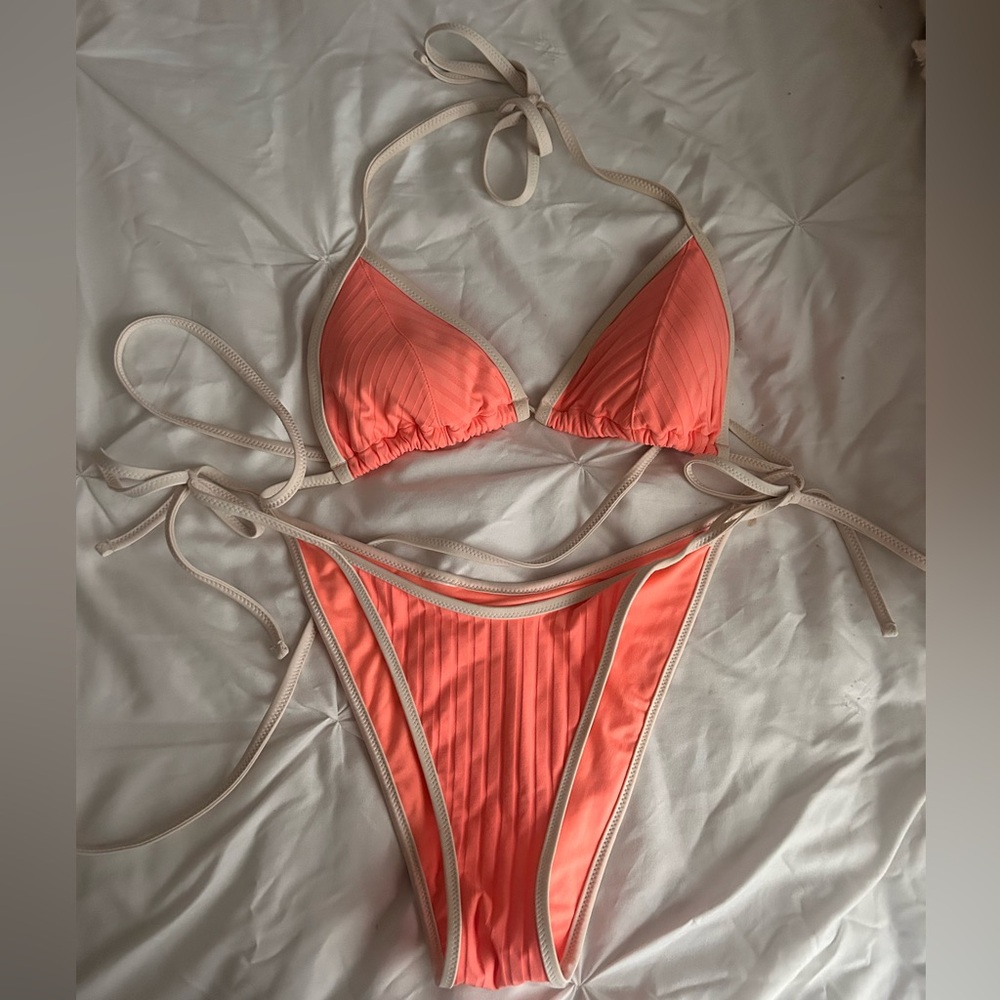 Coral Bikini Set